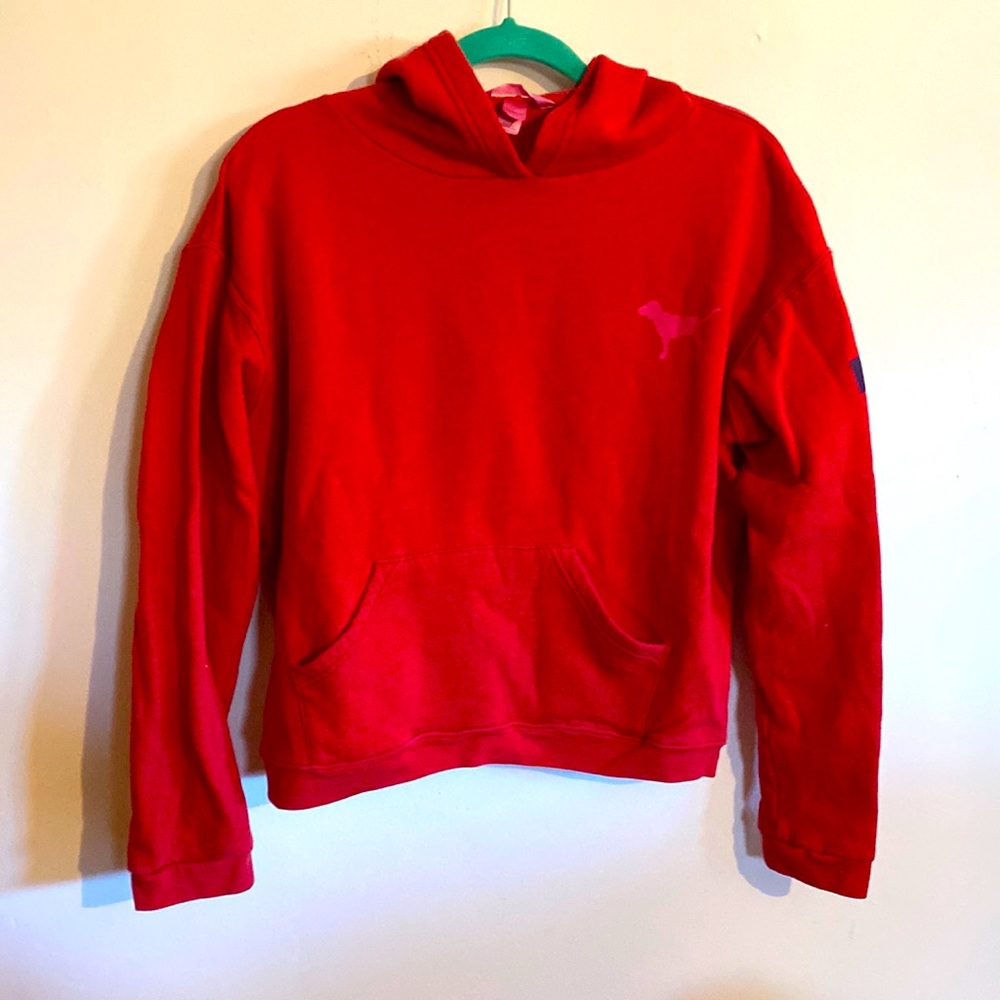 Victoria Secret Vintage Hooded Sweatshirt & Cropped Sweatpants